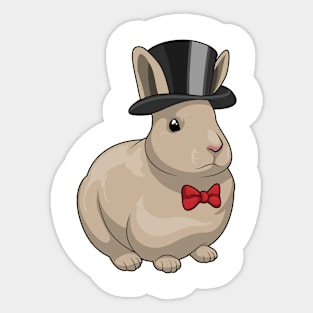 Bunny Groom Cylinder Wedding Sticker